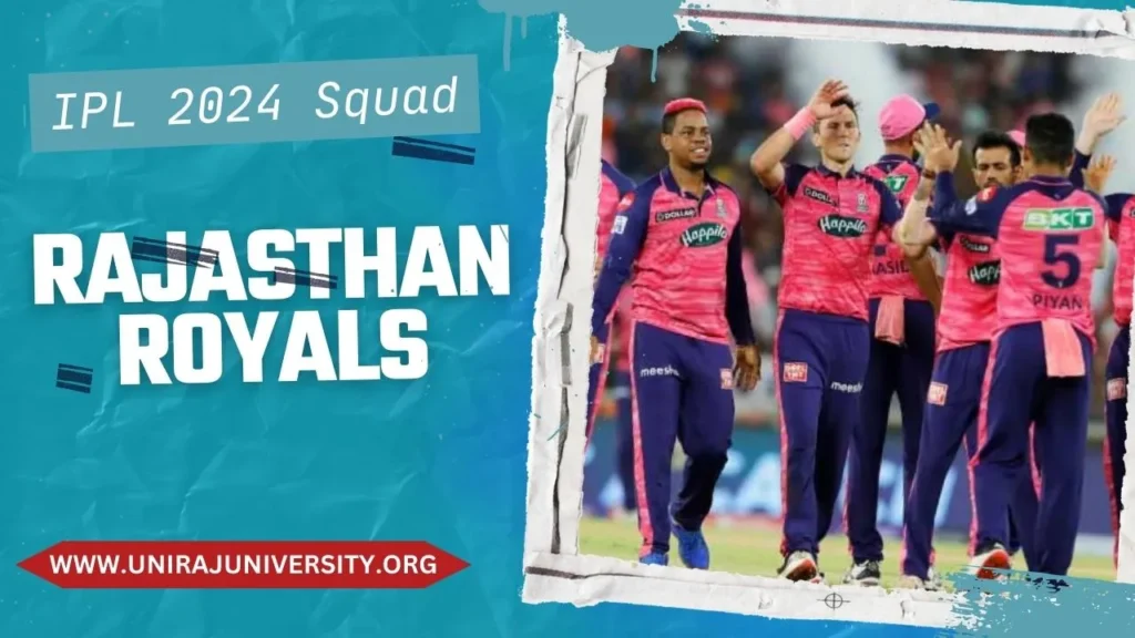 IPL 2024 Rajasthan Royals Squad