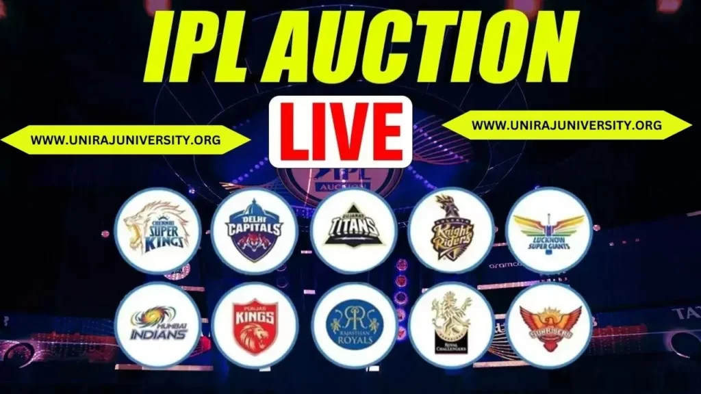 IPL 2024 Auction Live